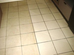 Cleaning Ceramic Kitchen Floor Tiles in Bedford