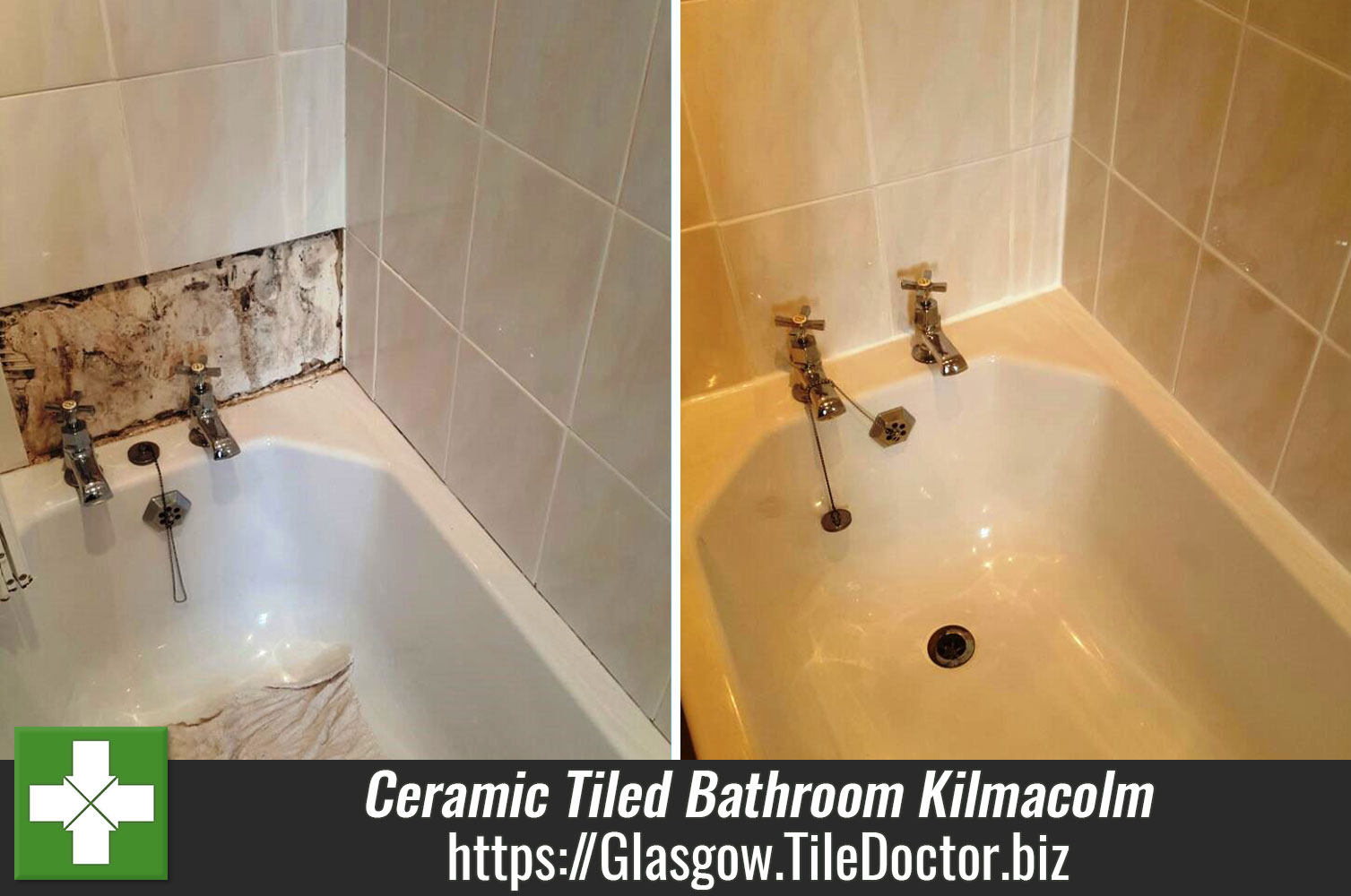 Ceramic Tiled Bathroom Refresh in Kilmacolm