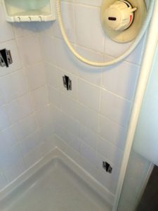 Ceramic Tiled Shower Cubicle After Cleaning Herstmonceux