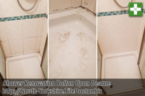 Shower Cubicle Before After Renovation Bolton Upon Dearne