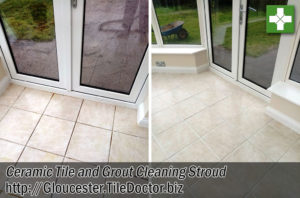 Ceramic Tile End Of Tenancy Before After Cleaning Stroud